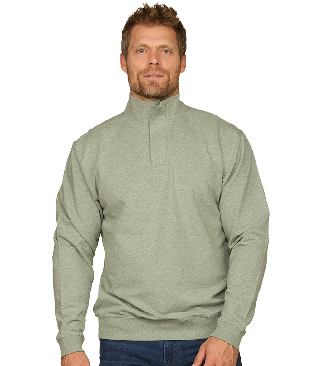 Men's Iceberg Green Holland Quarter Zip Pullover