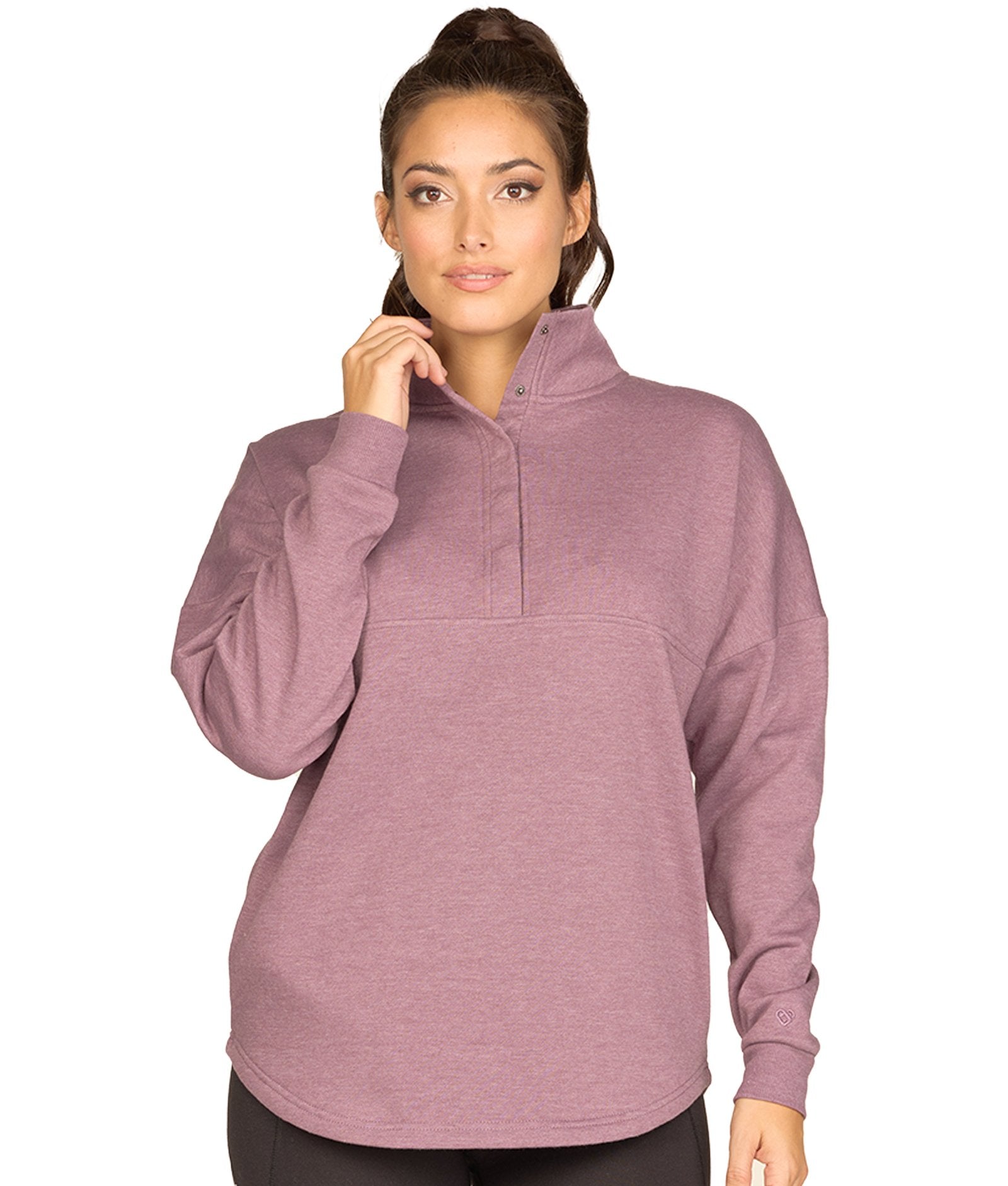 Oversized quarter zip best sale