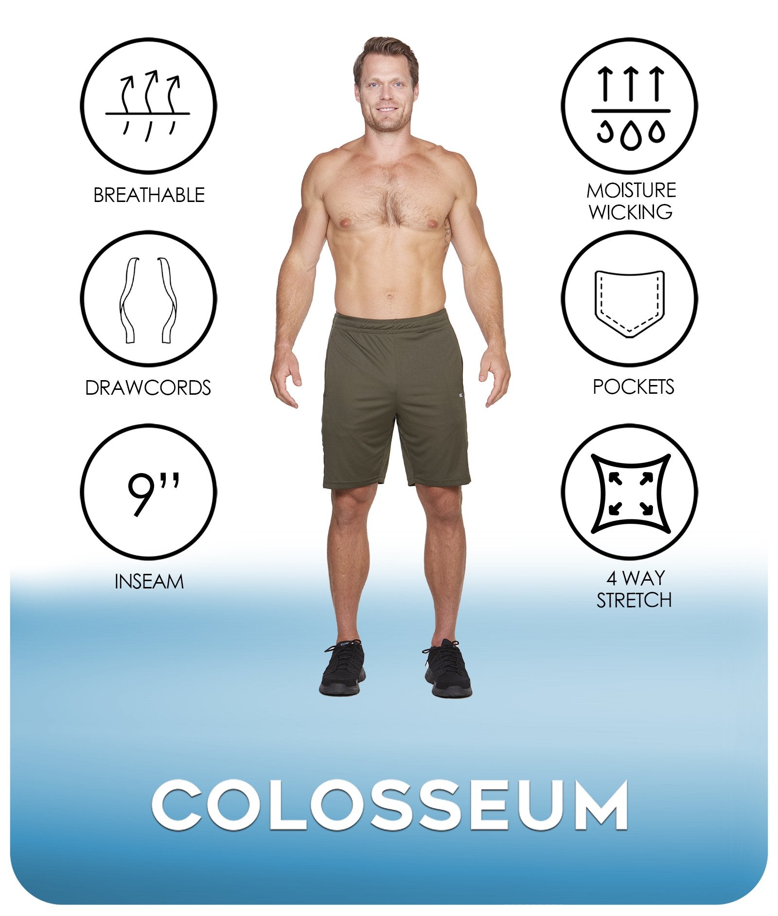 Men's Forest Night Kane Short Features