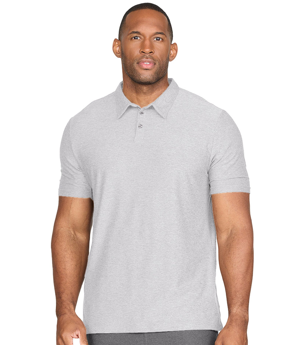 Men's Ash Grey Kent Polo