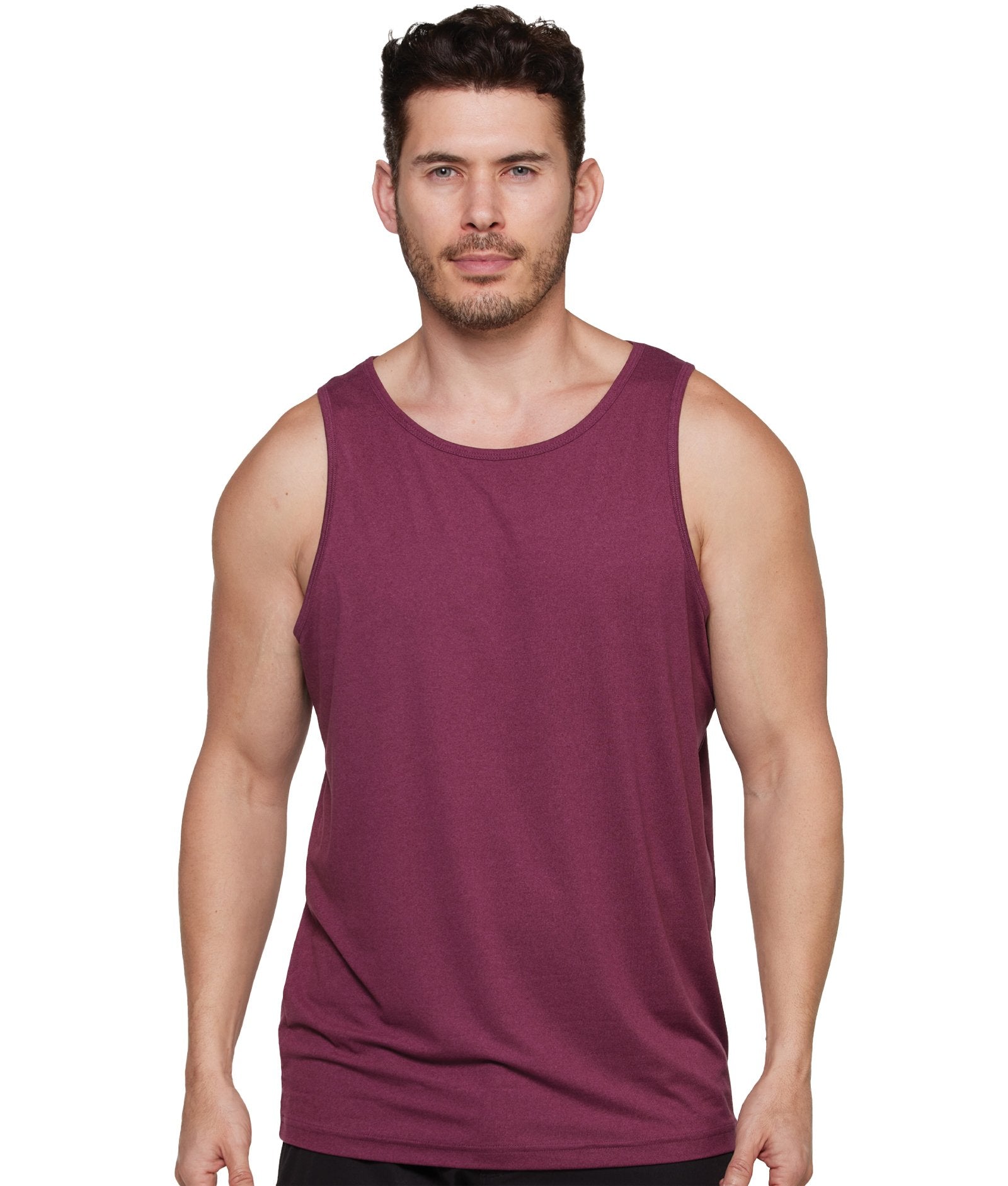 Men's Maroon Lifting Tank Top
