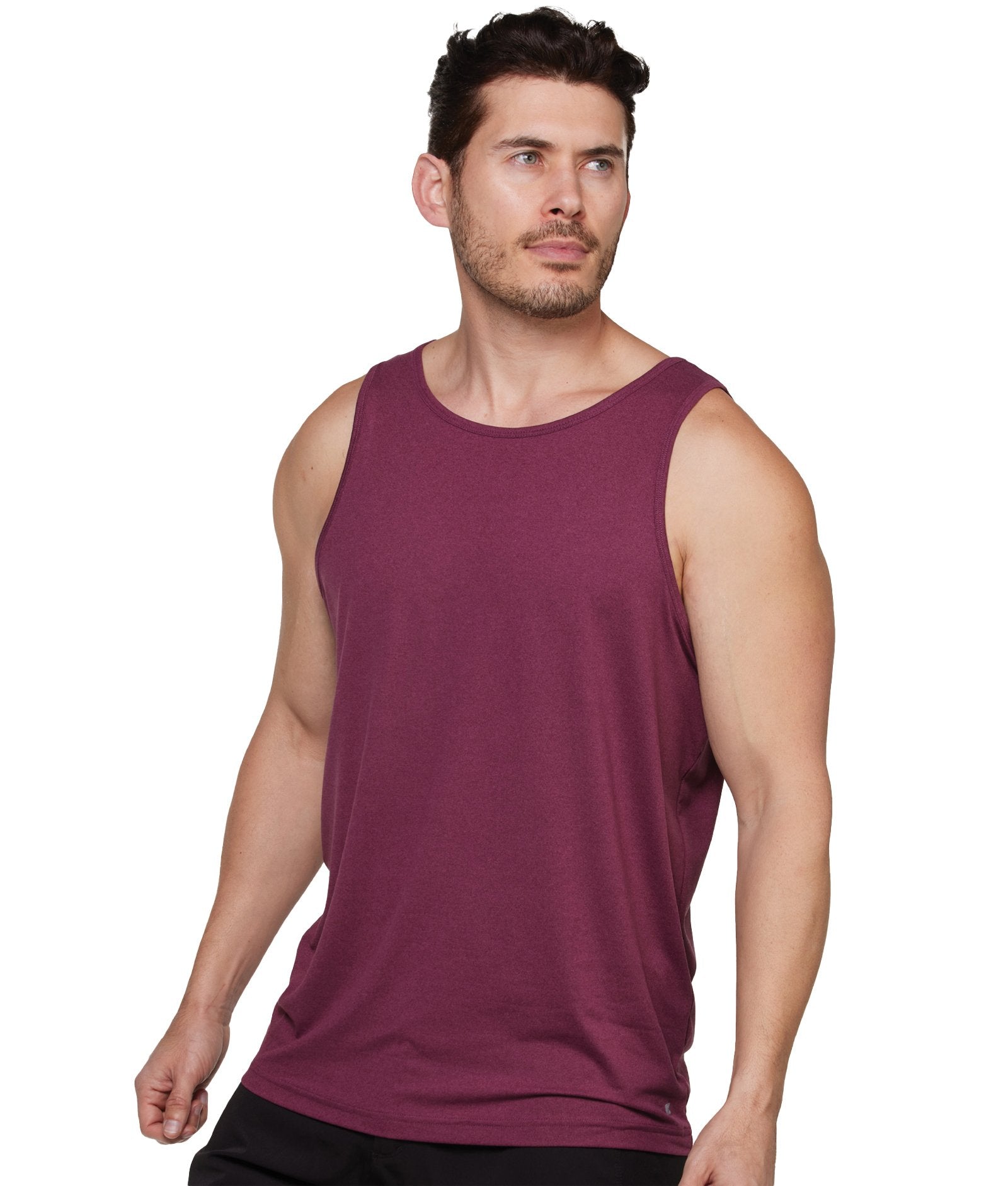 Men's Maroon Lifting Tank Top