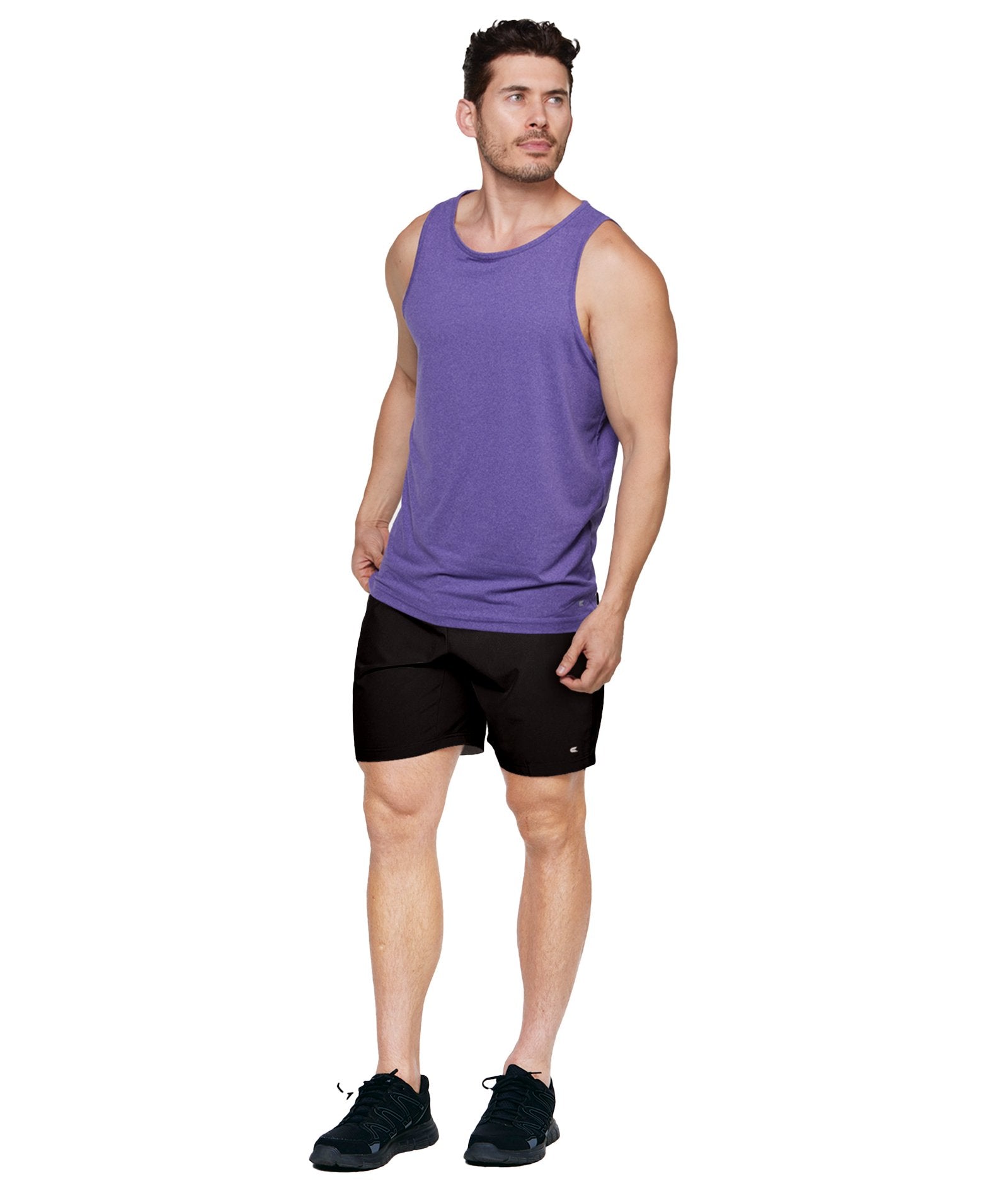 Men's Purple Lifting Tank Top