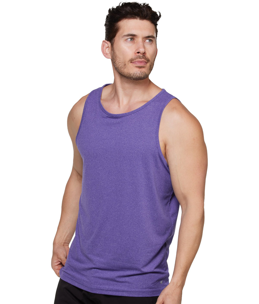 Men's Purple Lifting Tank Top