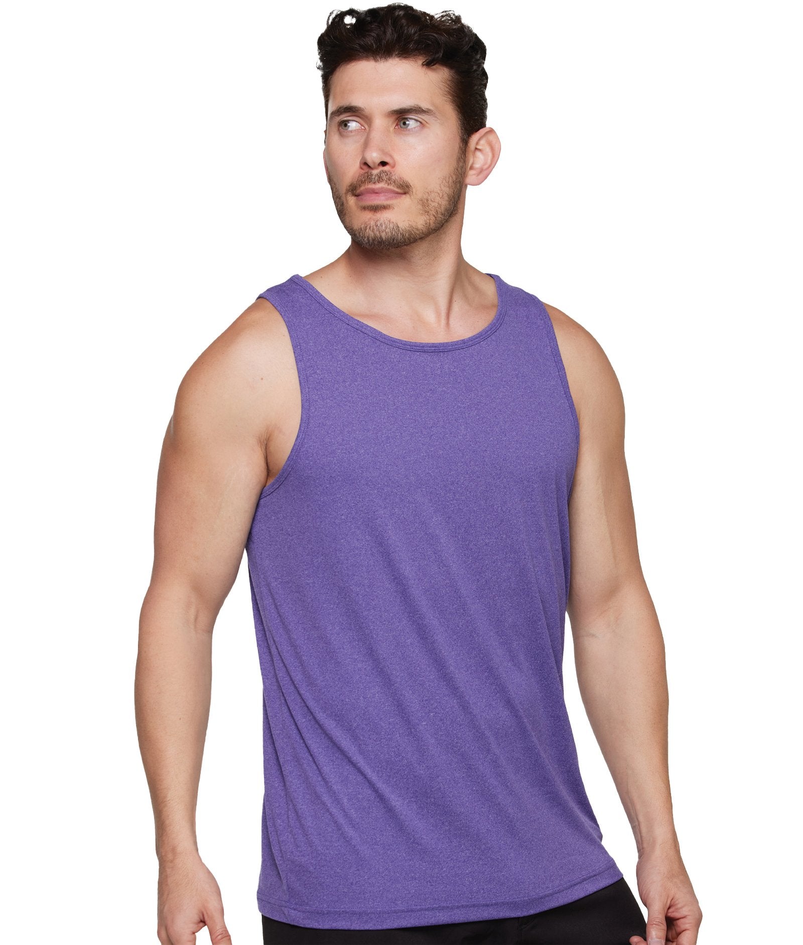 Men's Purple Lifting Tank Top