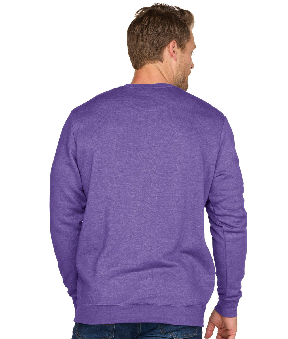 Men's Purple LSU Tigers Campus Crewneck