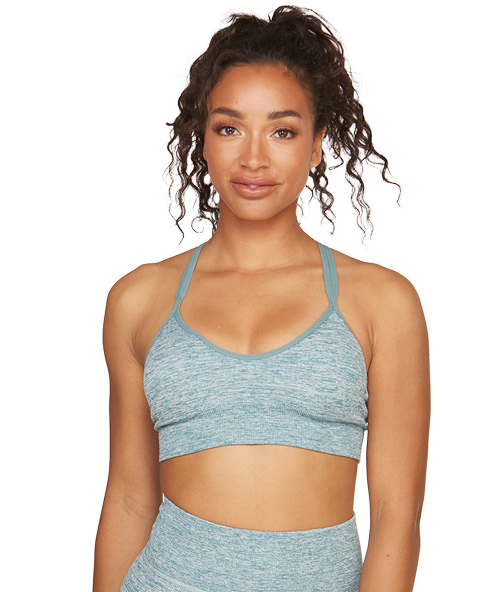 Women's Jade Mary Heathered Seamless Bralette