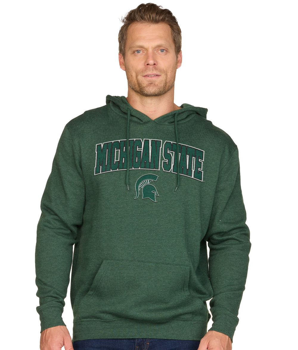 Men's Forest Green Michigan State Spartans Stadium Hoodie