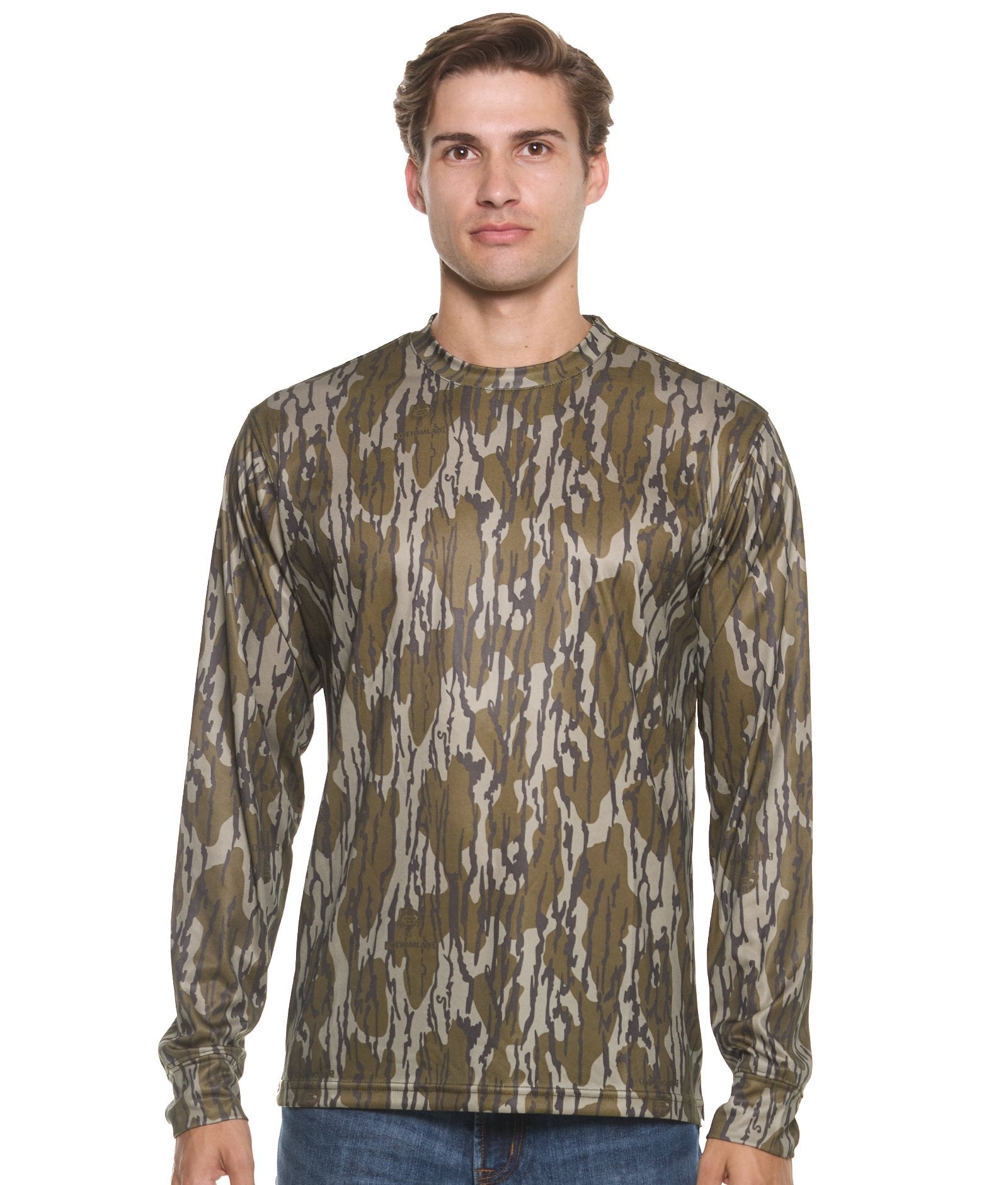 Men's Mossy Oak Bottomland Essential Long Sleeve Tee