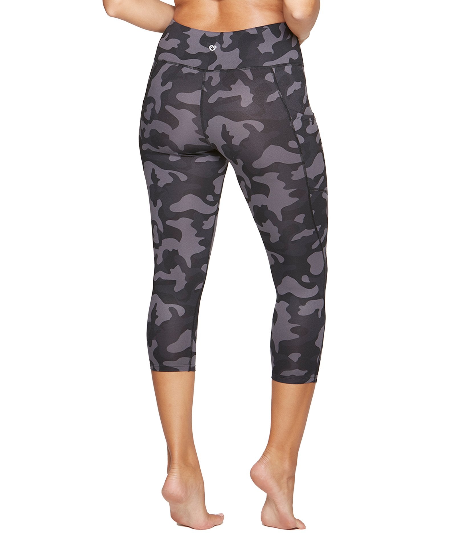Women's Black Camo Nadia Capri Leggings