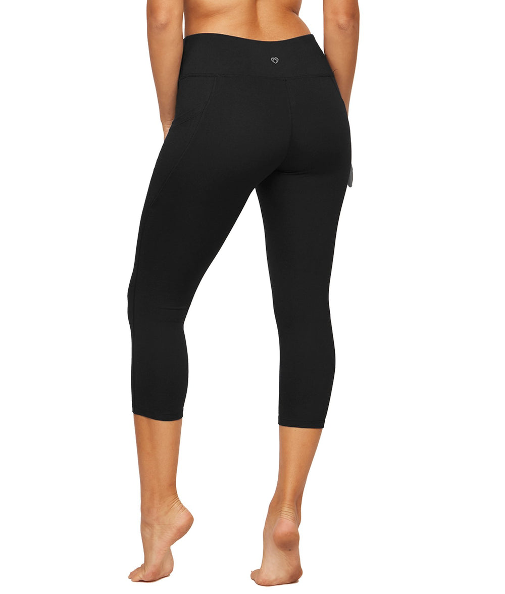 Women's Black Nadia Capri Leggings