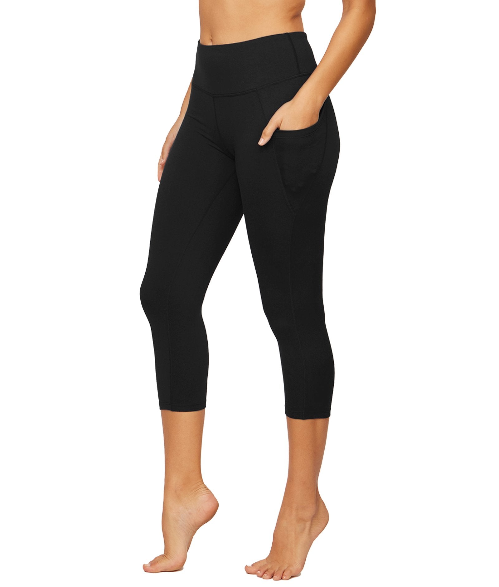 Women's Black Nadia Capri Leggings