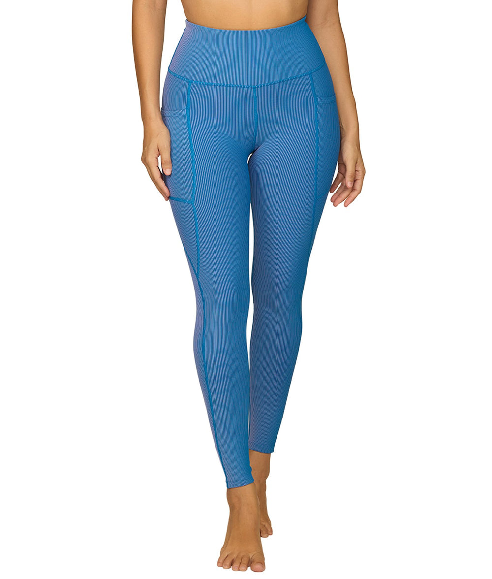 Women's Mirage Nola Two Tone Rib 7/8 Legging