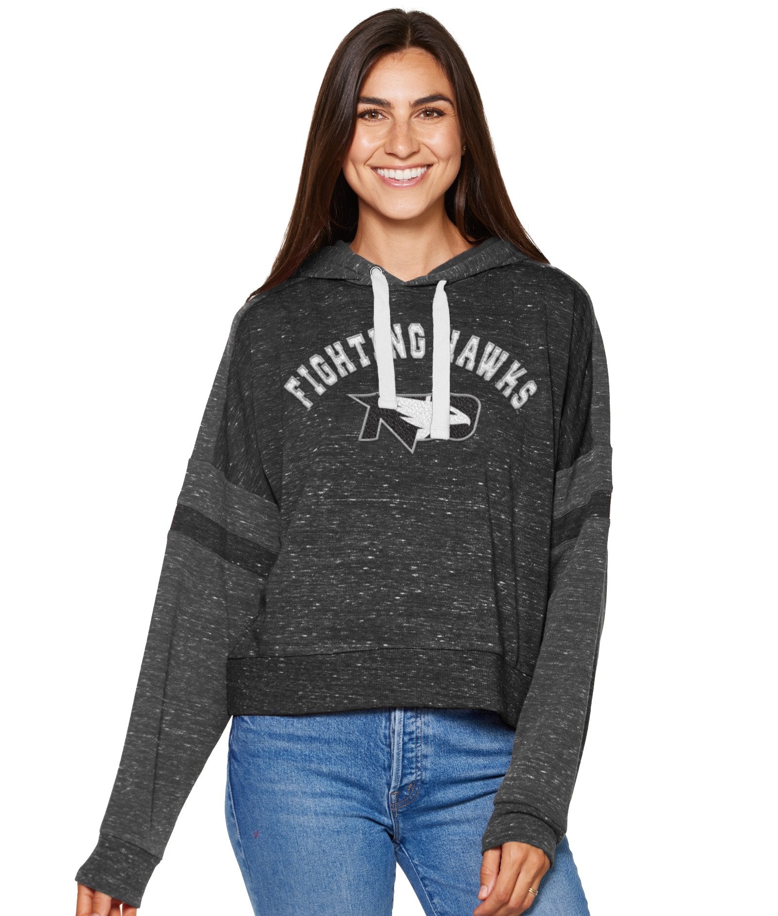 North Dakota Fighting Hawks Lost City Speckle Hoodie – Colosseum