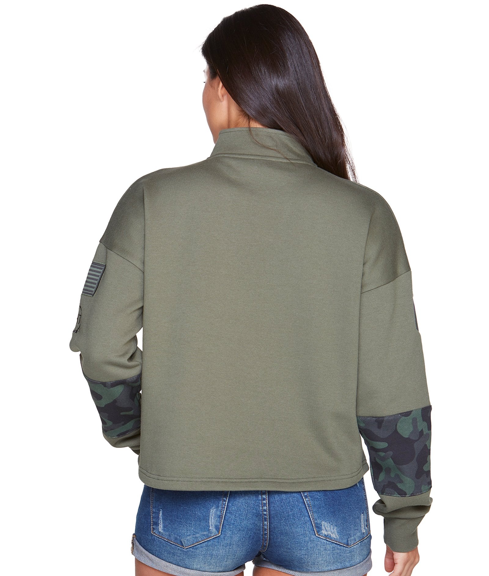 Women's Operation Hat Trick Double Time Quarter Zip Fleece Pullover