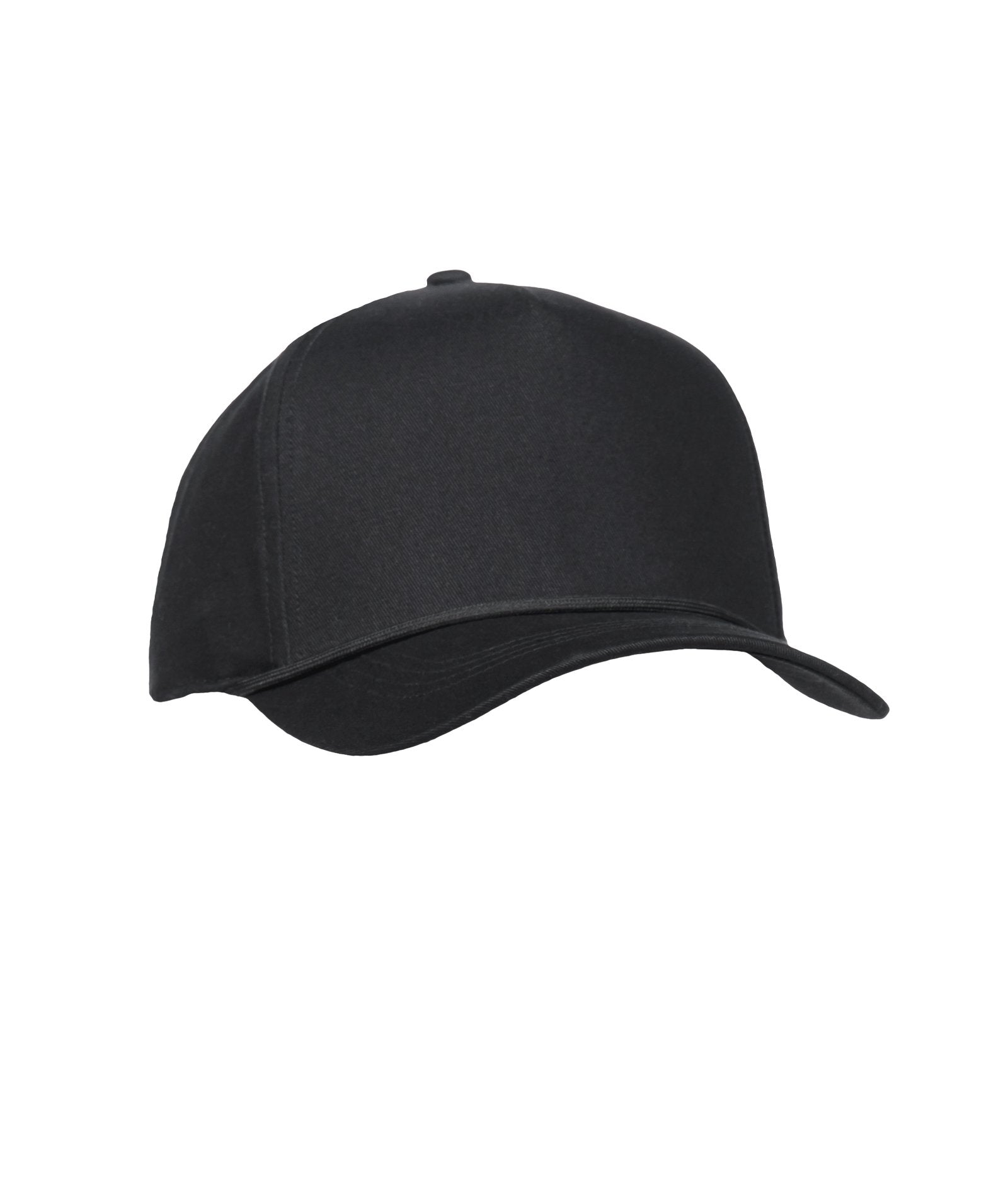 Podium Structured Black Visor Rope Hat