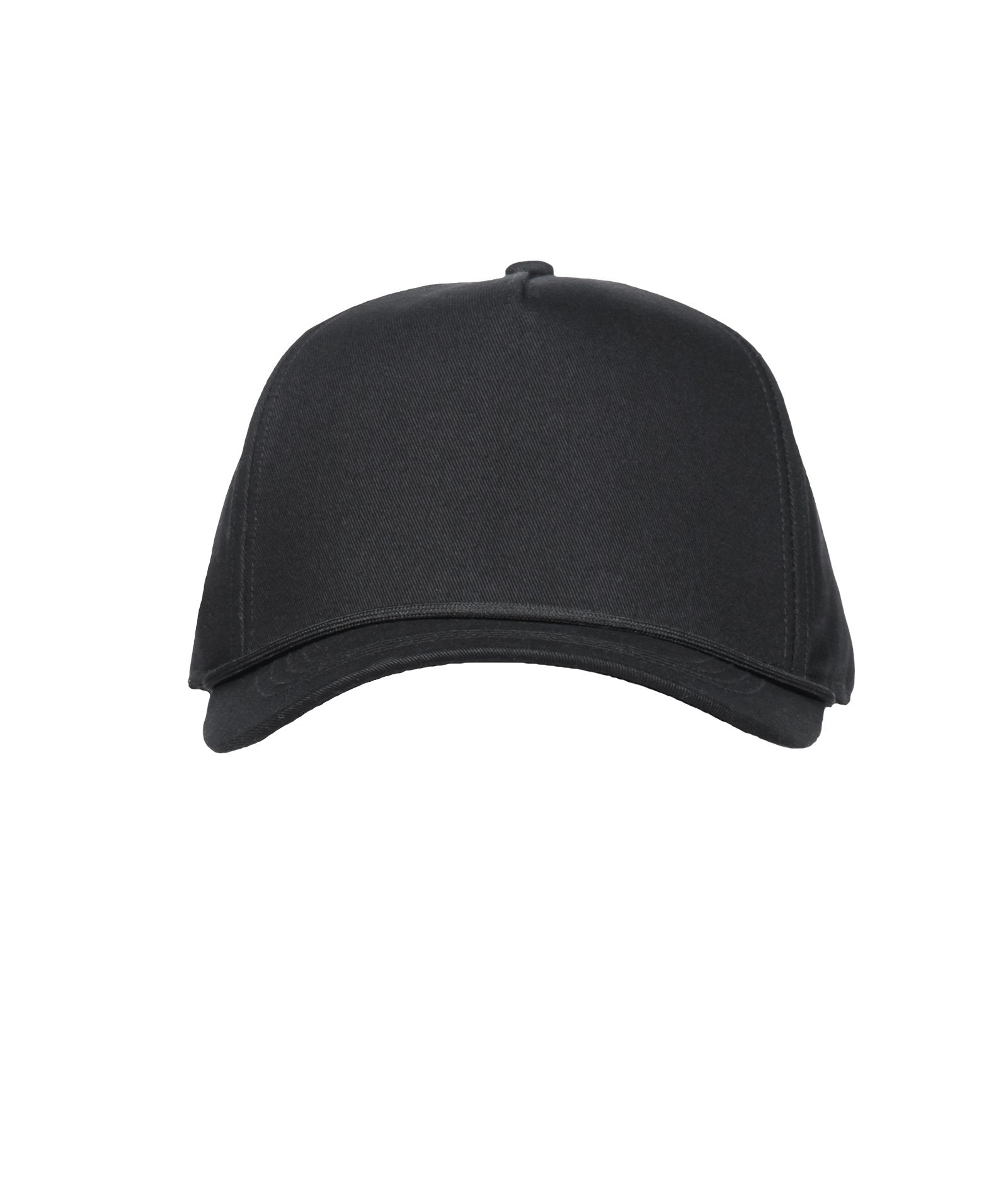 Podium Structured Black Visor Rope Hat