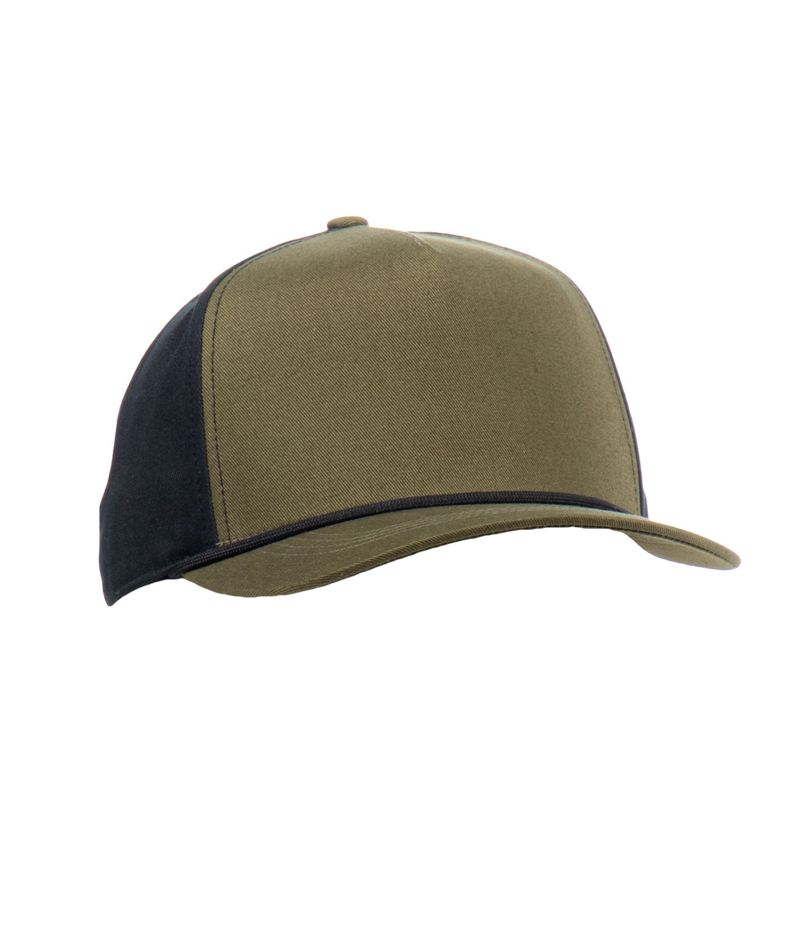 Podium Structured Dark Olive Visor Rope Hat