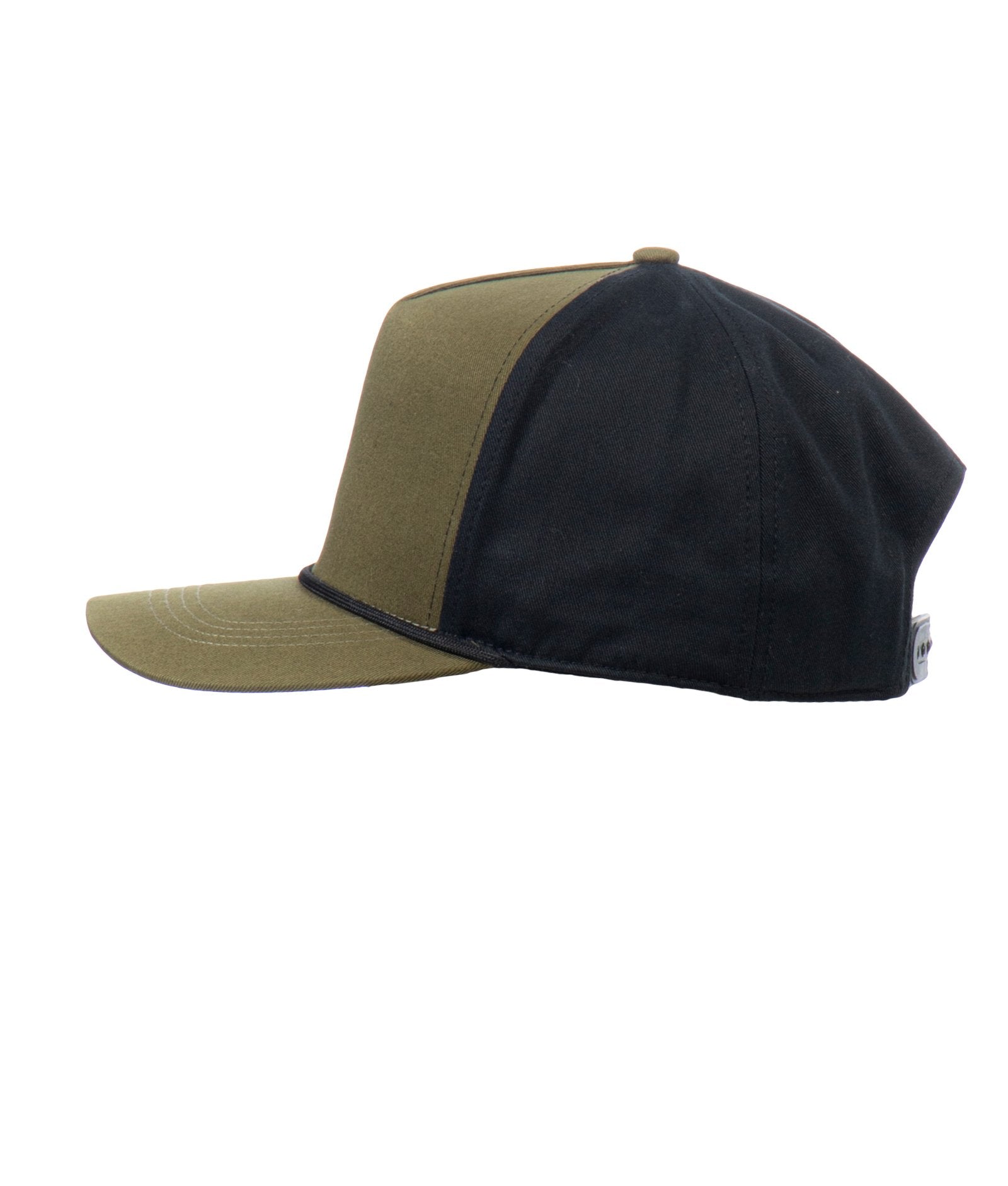 Podium Structured Dark Olive Visor Rope Hat