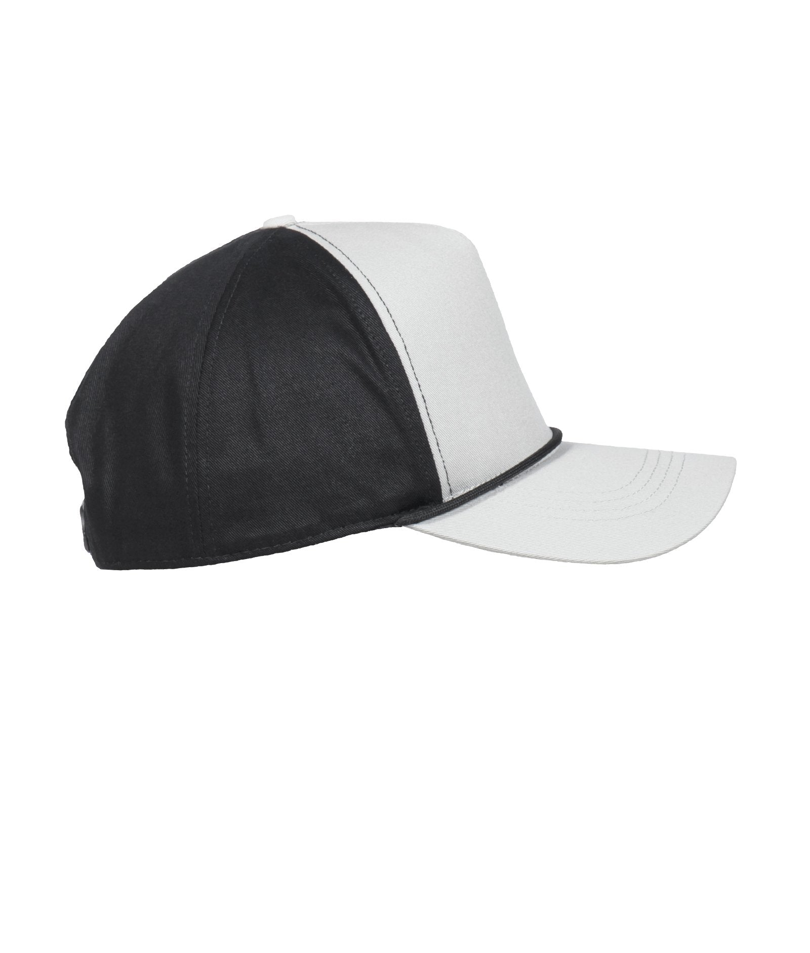 Podium Structured Light Grey Visor Rope Hat
