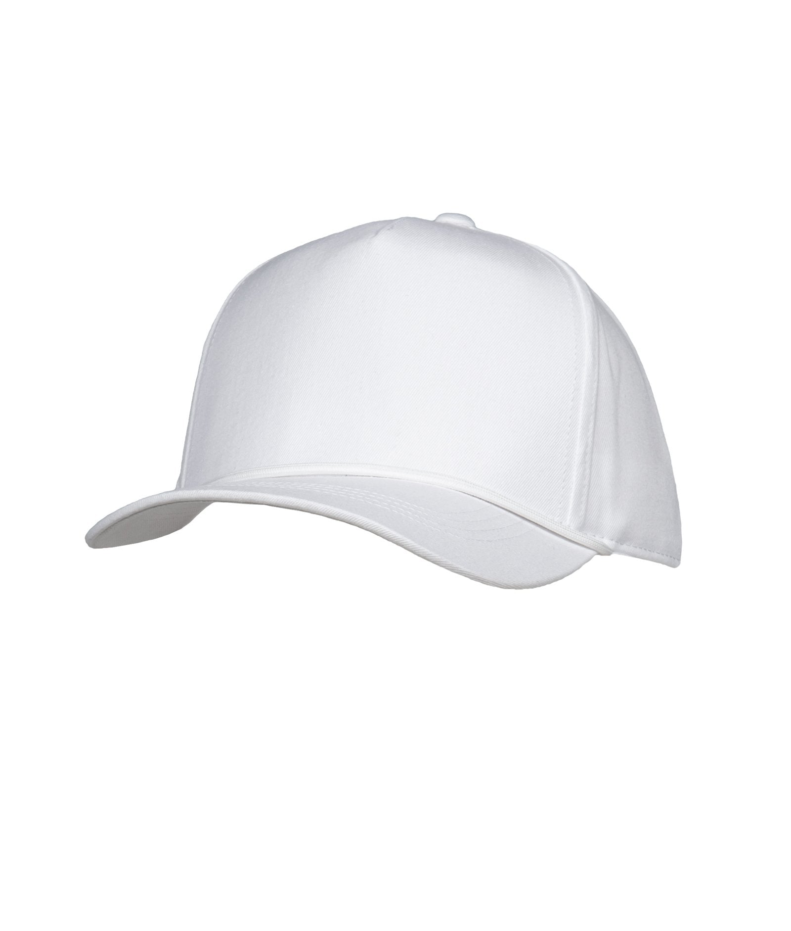 Podium Structured White Visor Rope Hat
