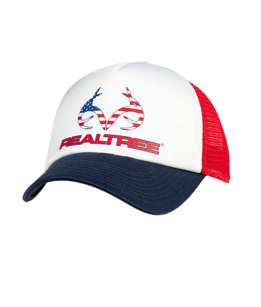 Realtree Americana Trucker Adjustable Hat