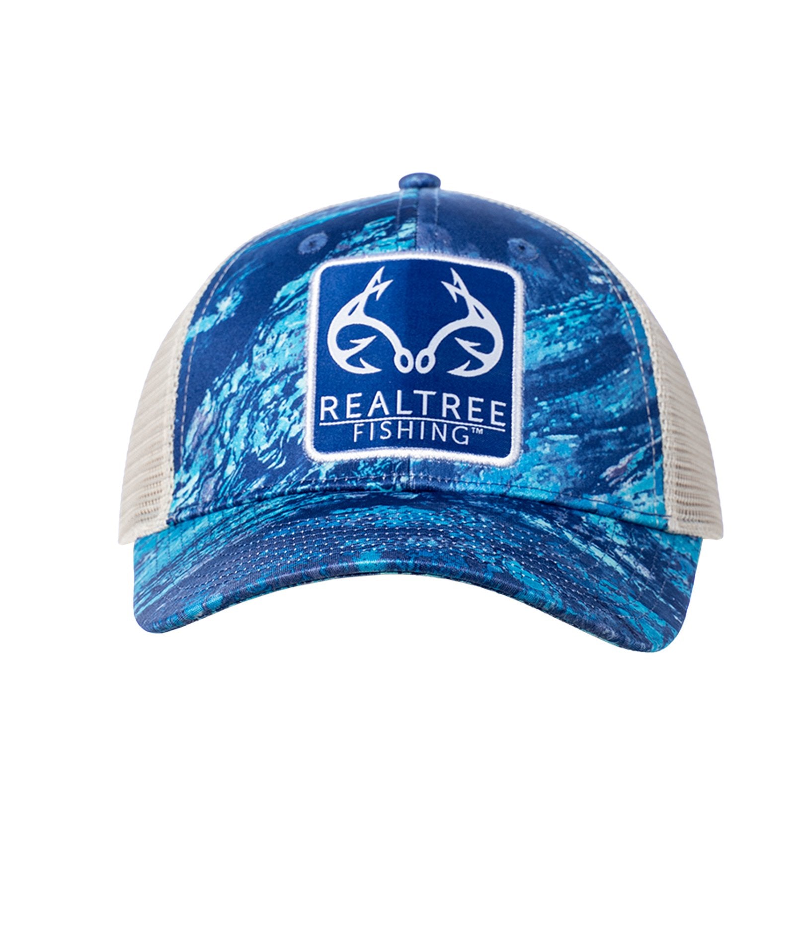Realtree Baja Trucker Hat Aspect Ocean Blue