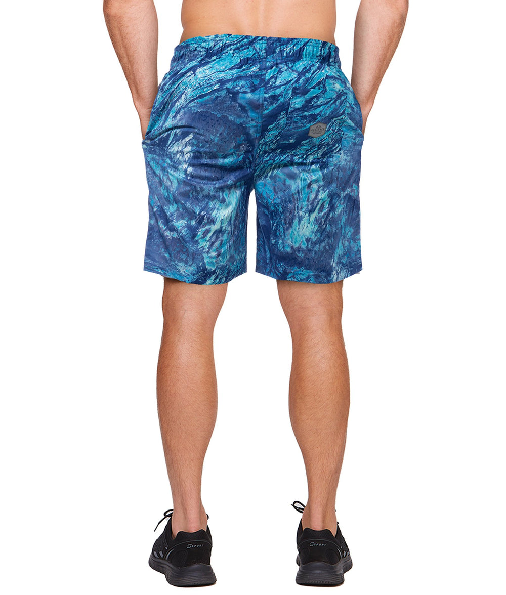 Men's Realtree Aspect Ocean Blue Ohana Swim Trunk