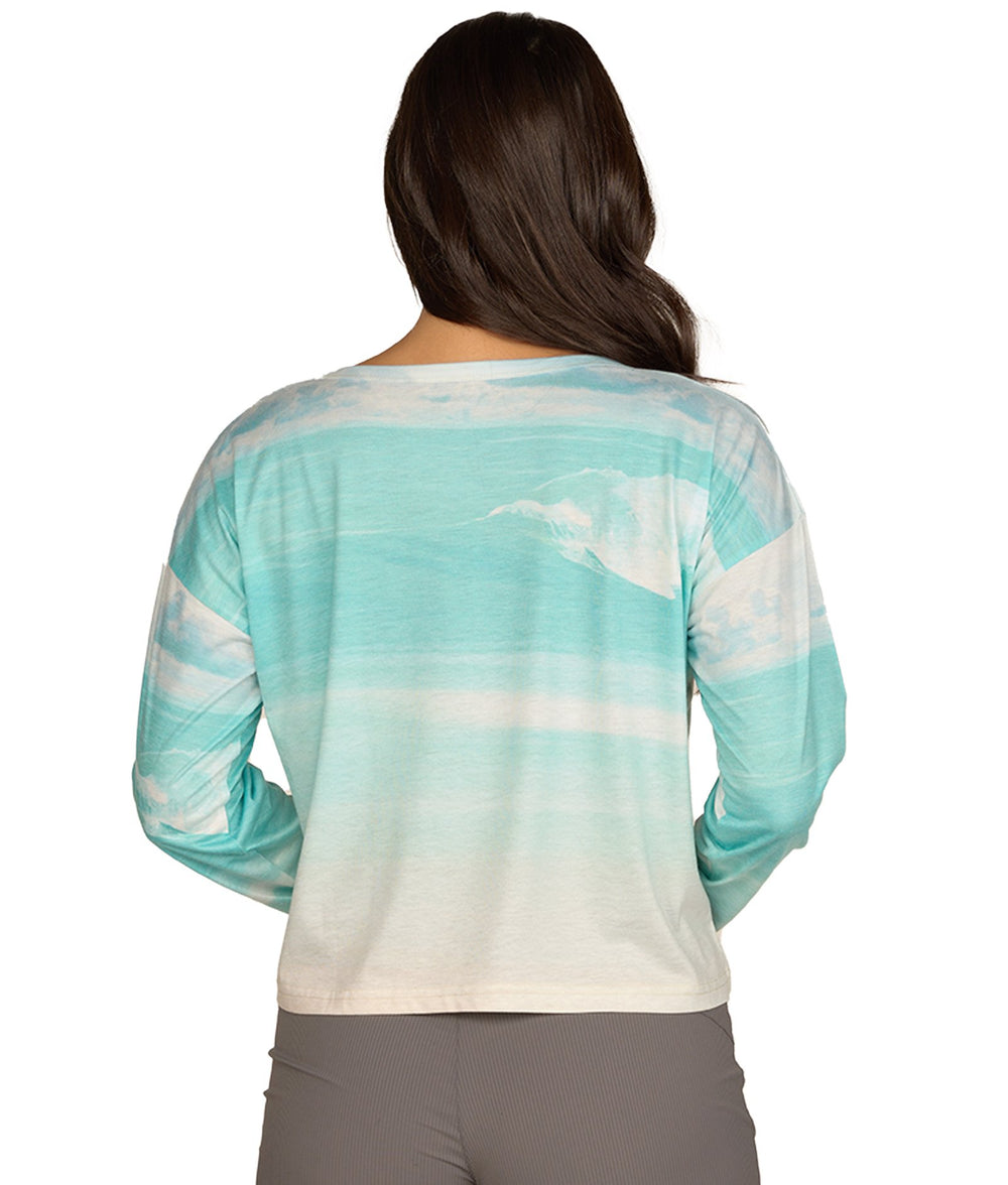 Women's Ocean Scenic Sublimated Long Sleeve Tee