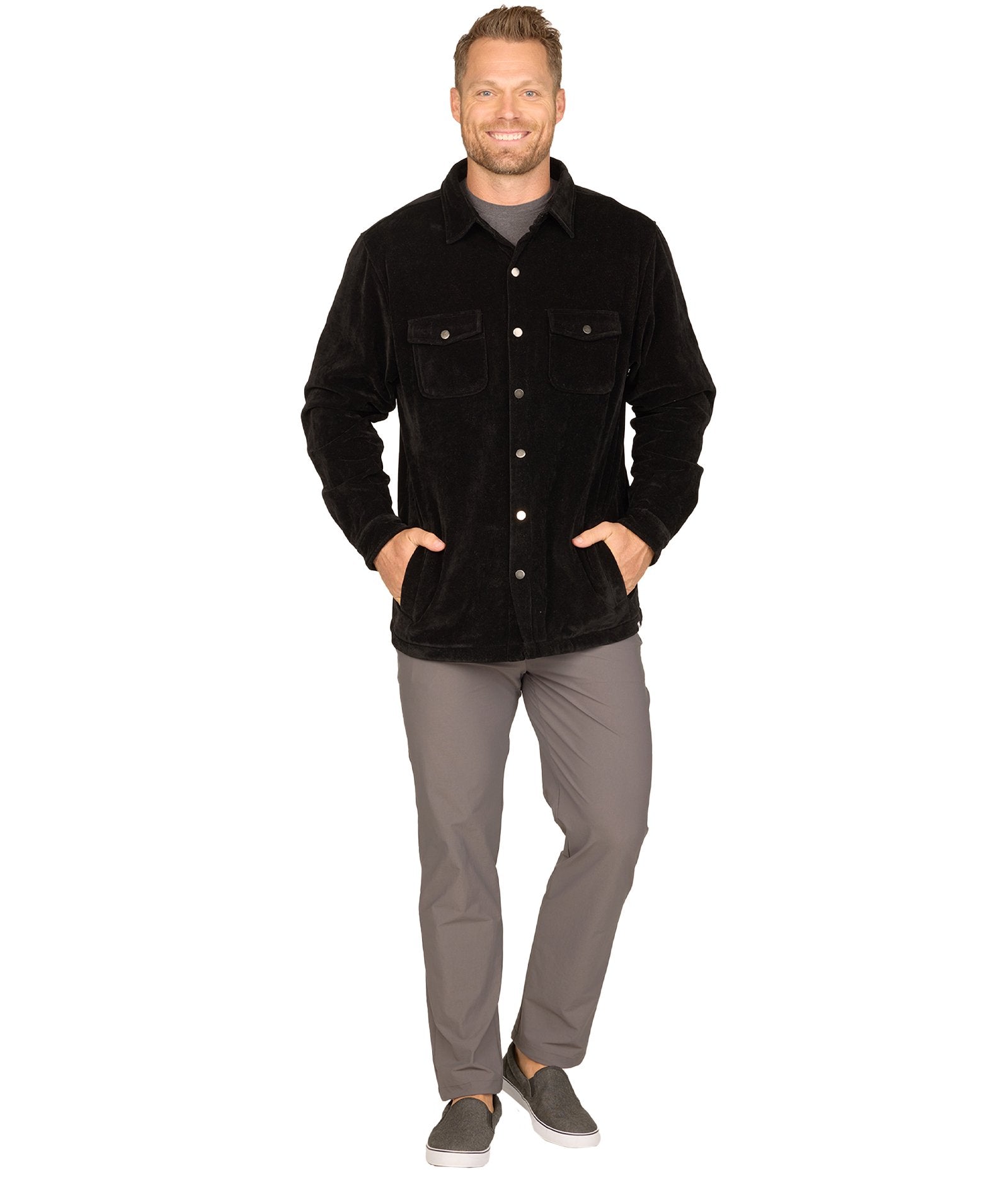 Men's Black Scout Snap Up