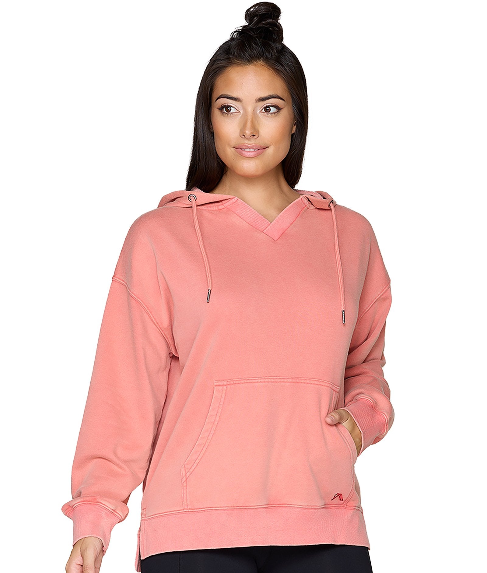 Women's Mineral Red Sia Washed Hoodie