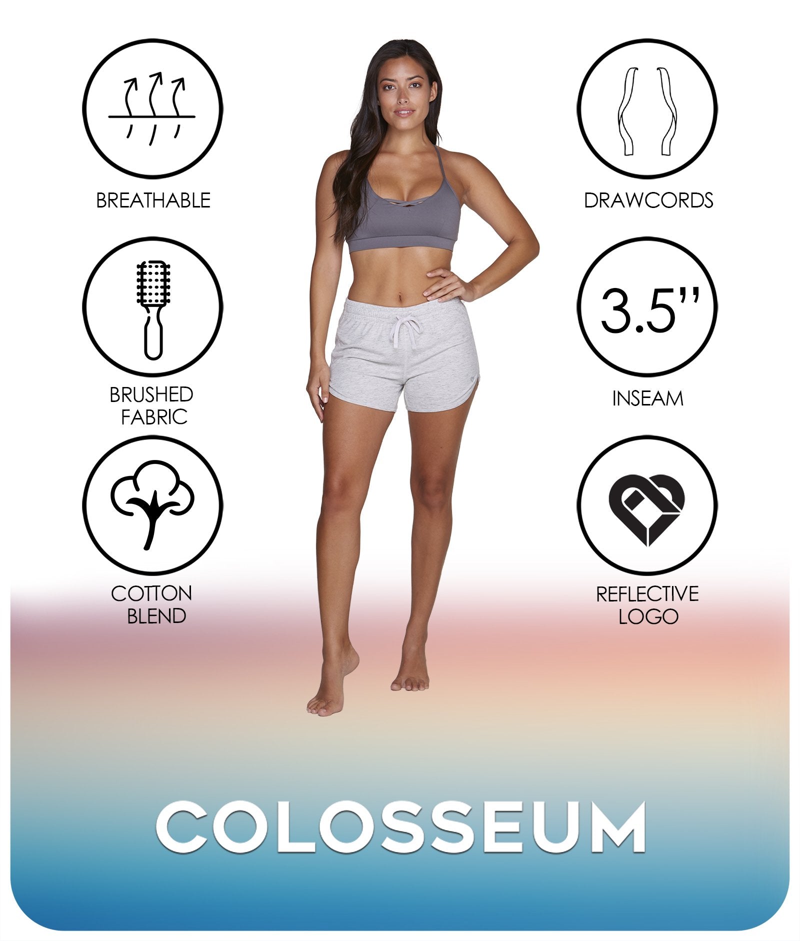 Women's Vanilla Cream Simone Short Features