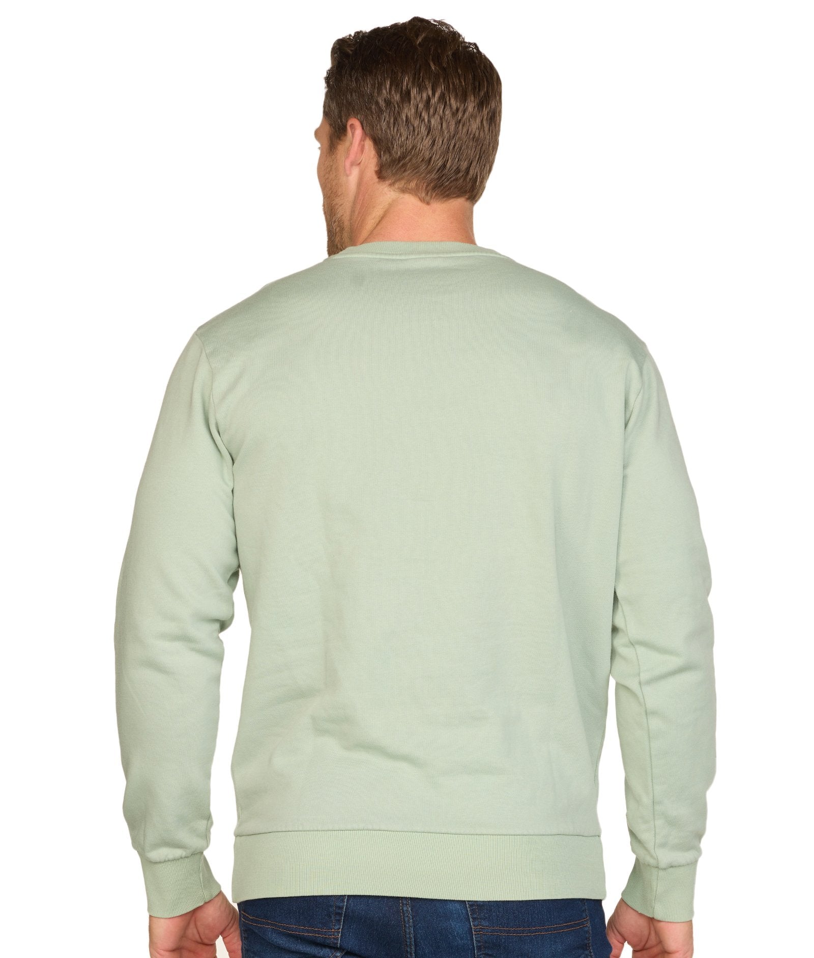 Men's Iceberg Green Summit Crewneck Fleece