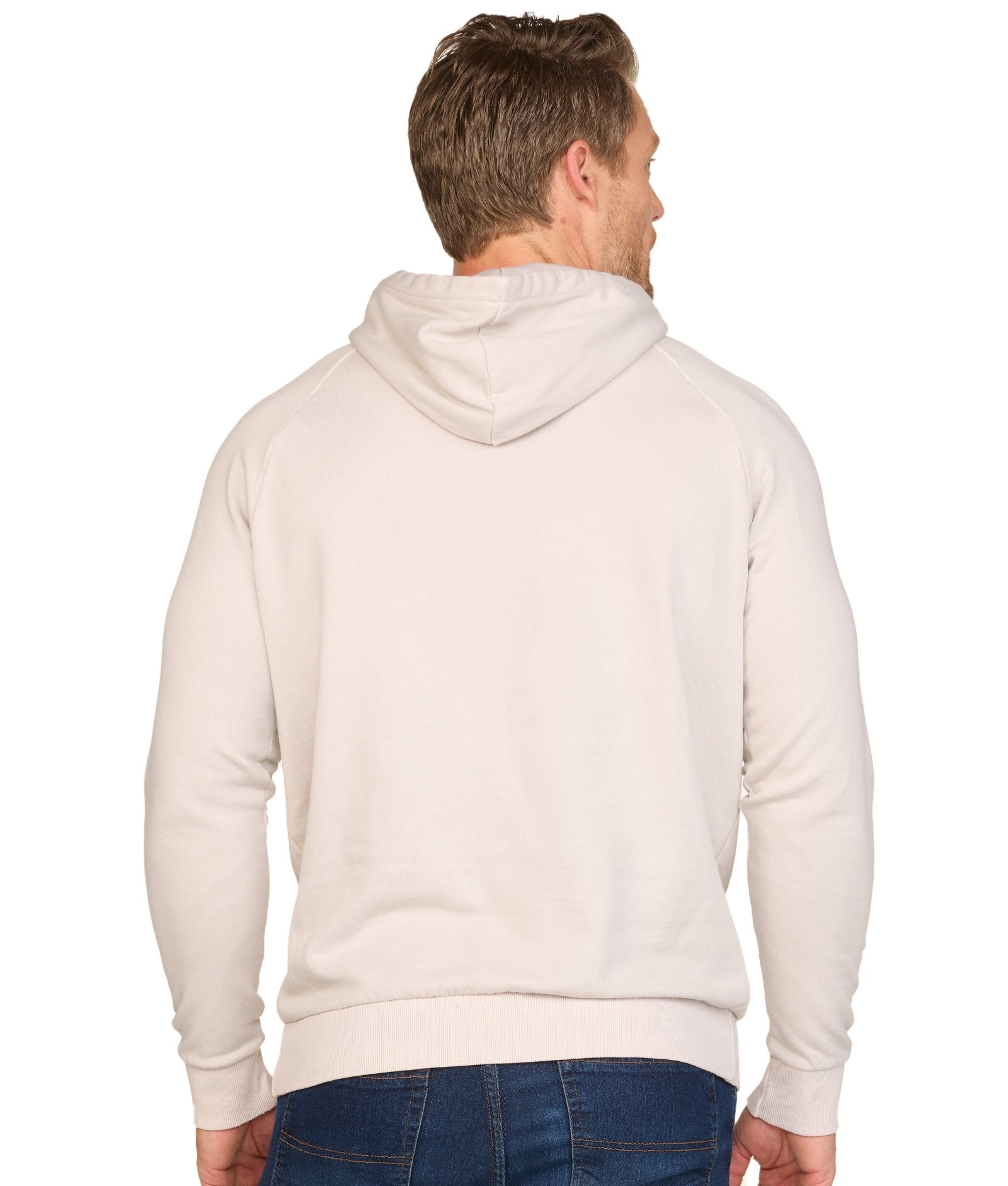 Men's Ash Grey Summit Pullover Fleece Hoodie