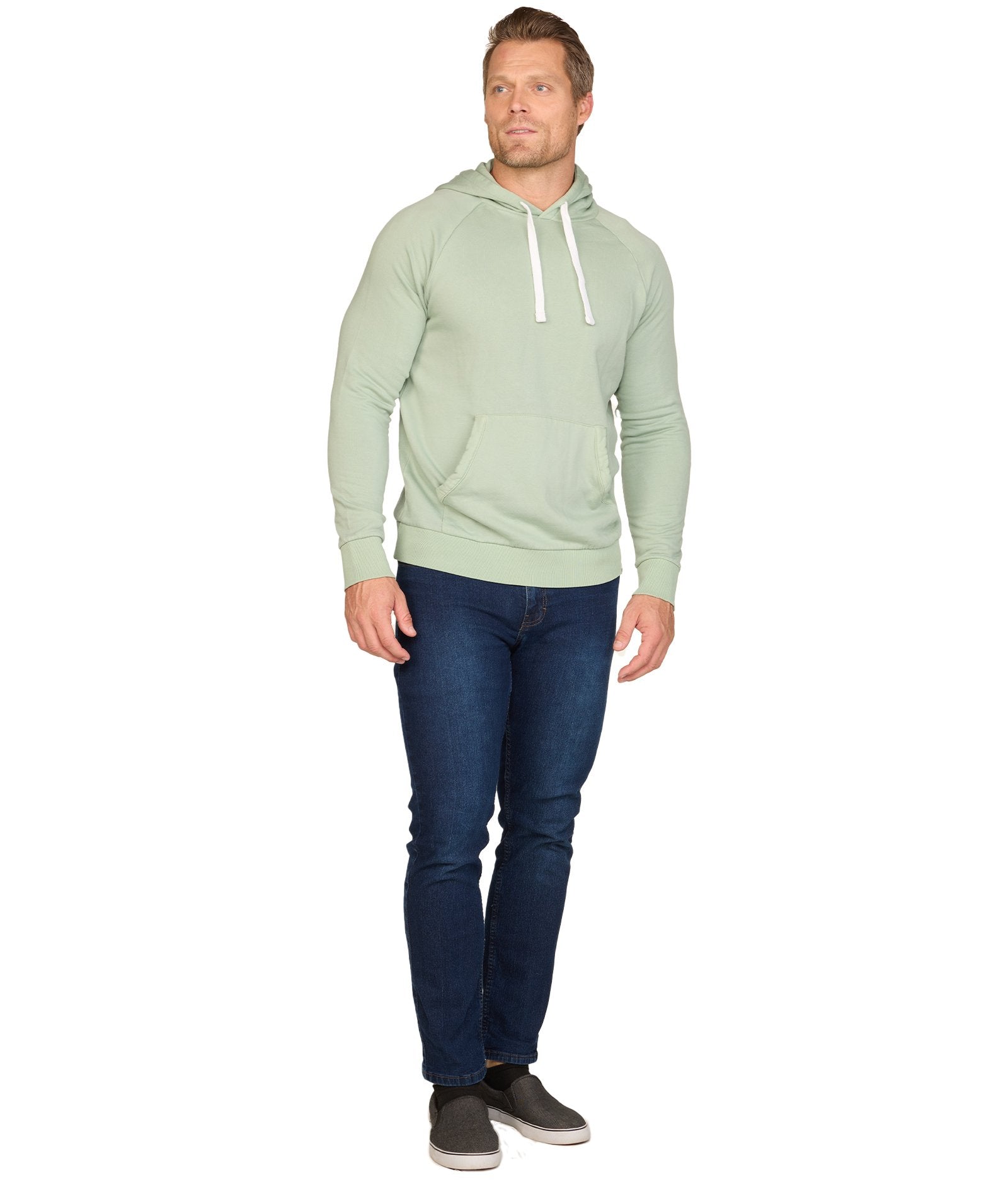 Men's Iceberg Green Summit Pullover Fleece Hoodie