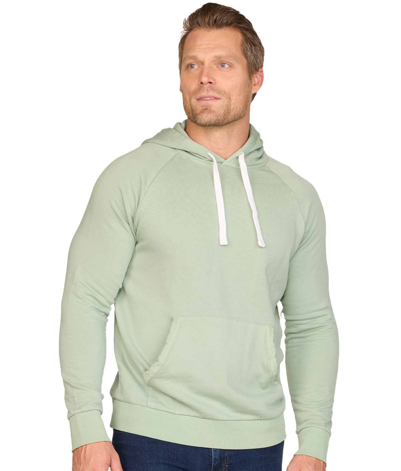 Men's Iceberg Green Summit Pullover Fleece Hoodie