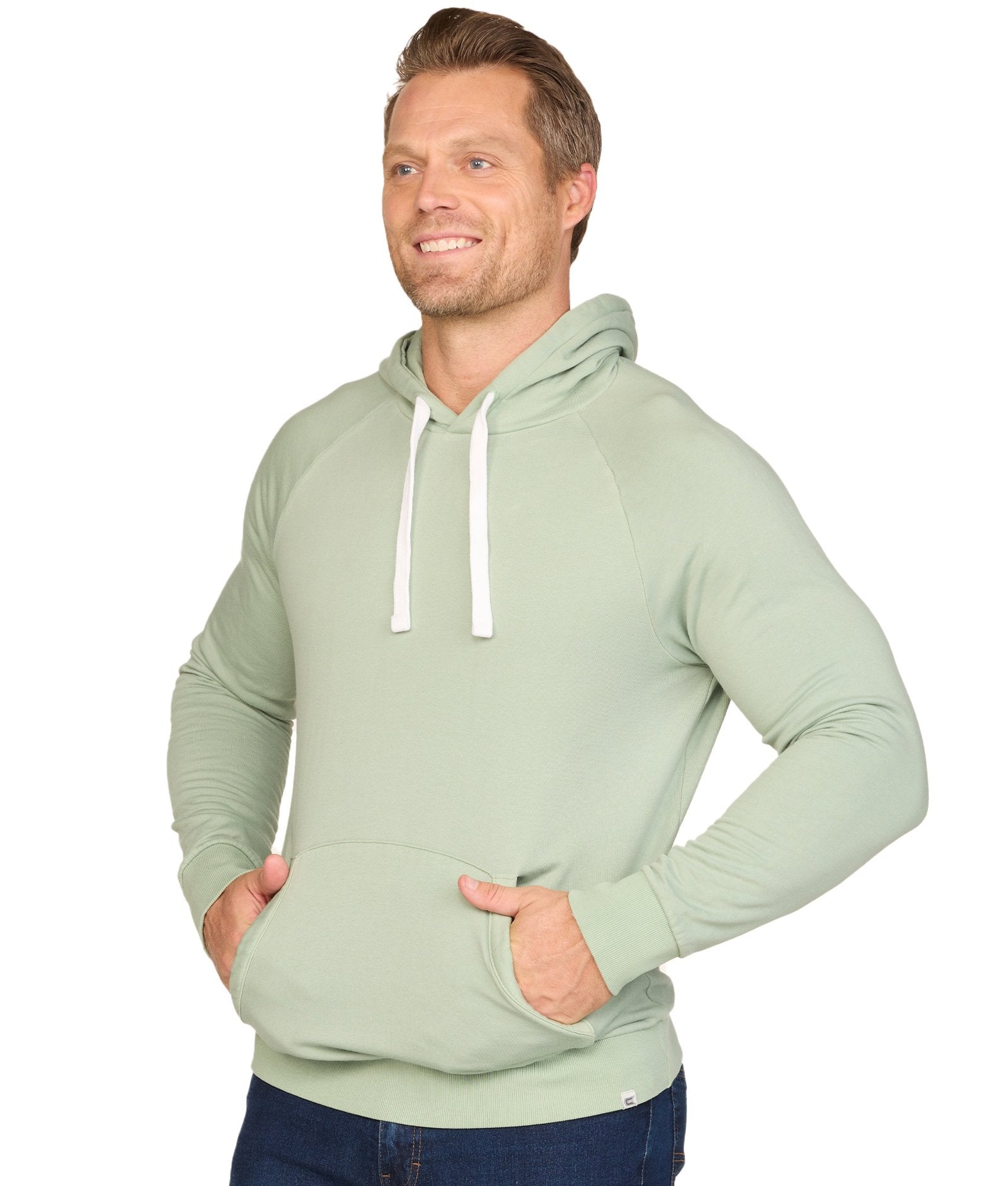 Men's Iceberg Green Summit Pullover Fleece Hoodie