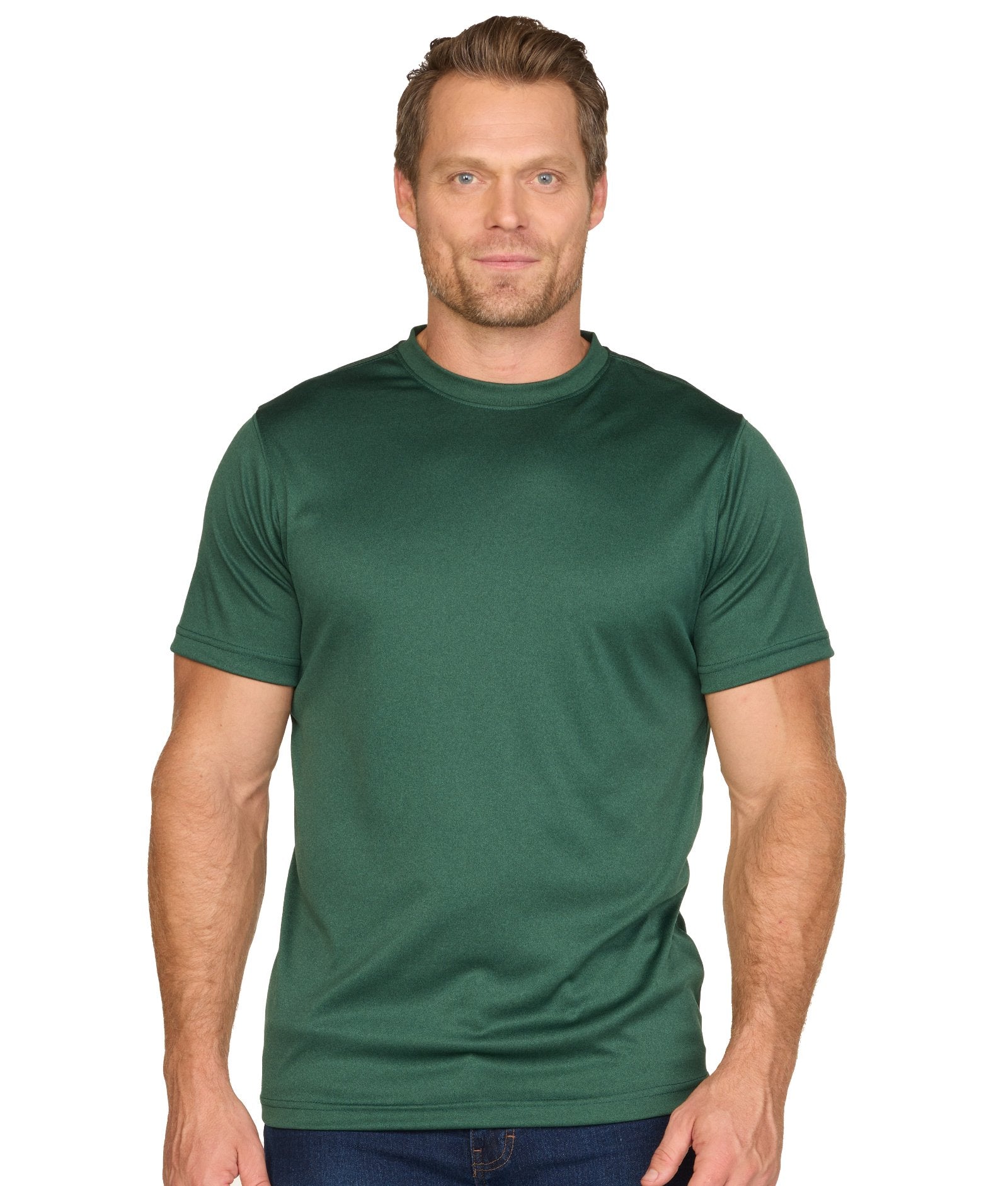Men's Forest Green Trail Heather Short Sleeve Tee