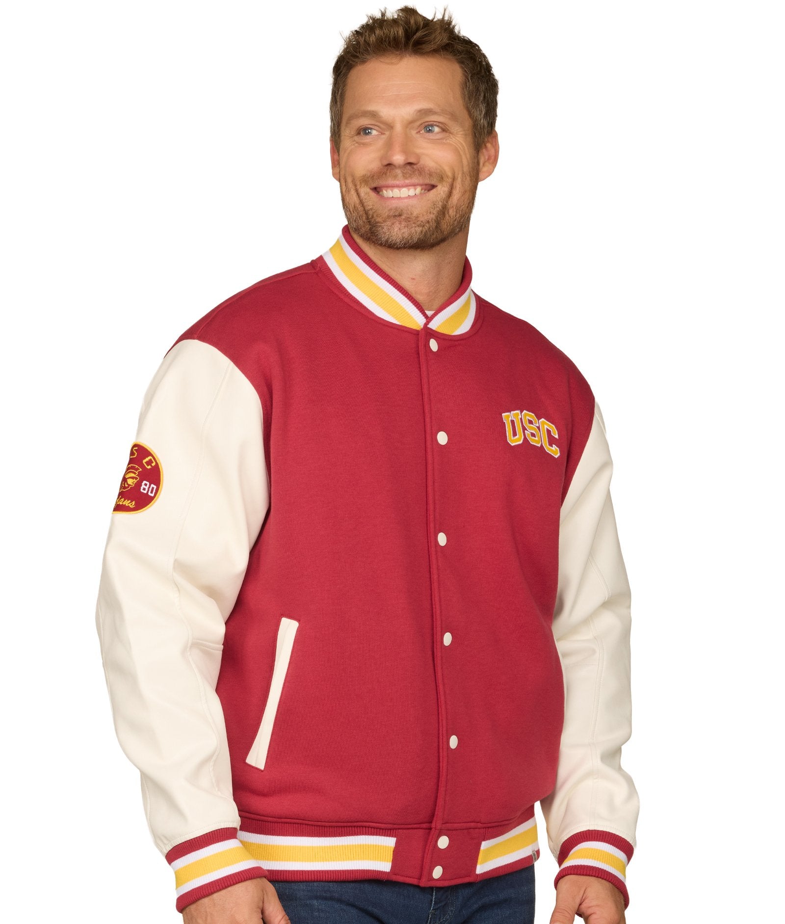 USC Trojans Grand Tour Letterman Jacket – Colosseum Athletics