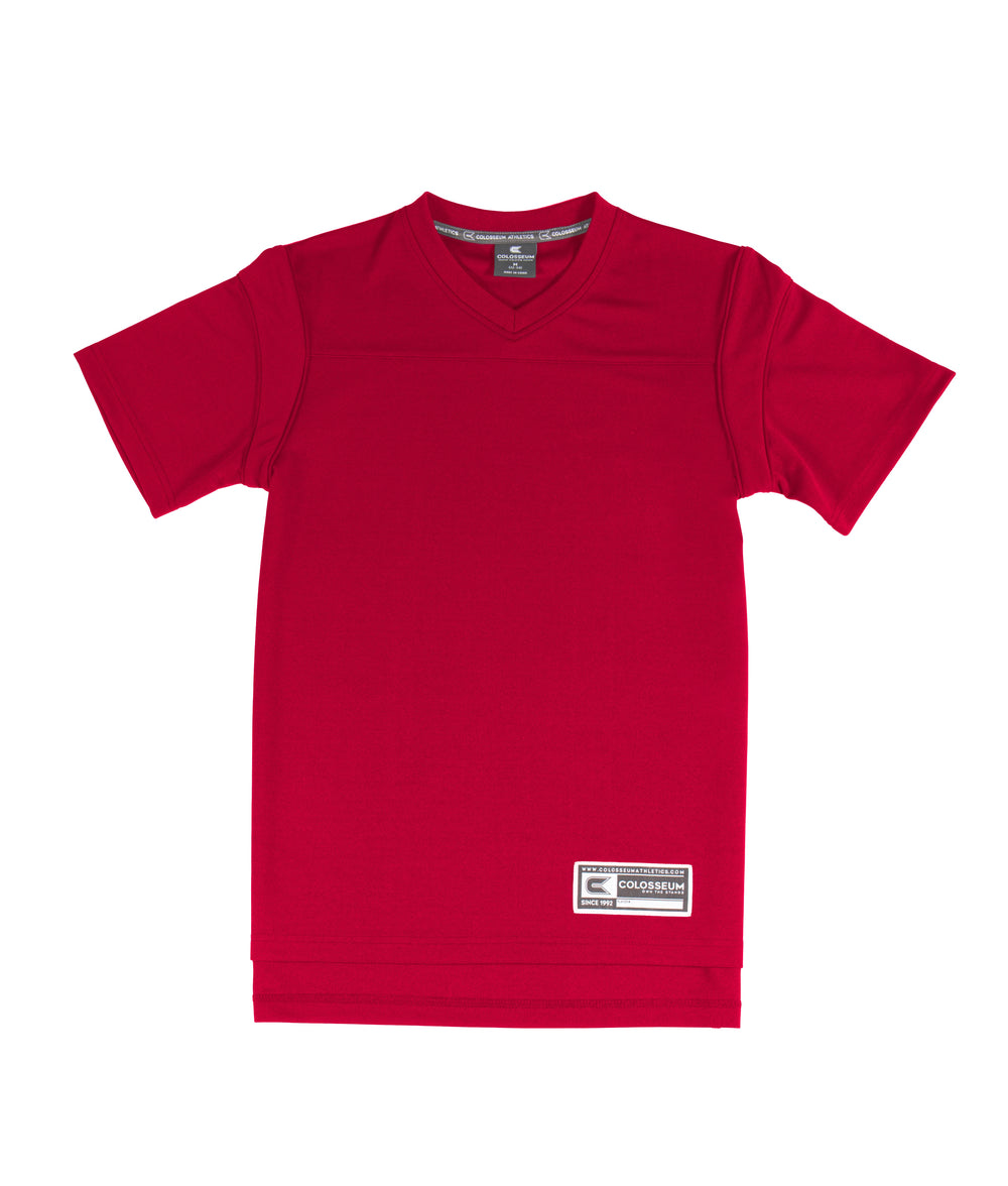 Youth Boy's Red Football Jersey