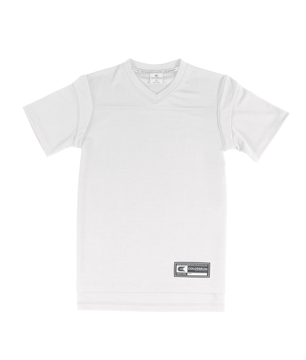 Youth Boy's White Football Jersey