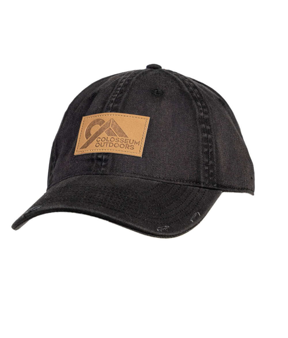 Zen Philosopher Vintage Black Relaxed Adjustable Hat
