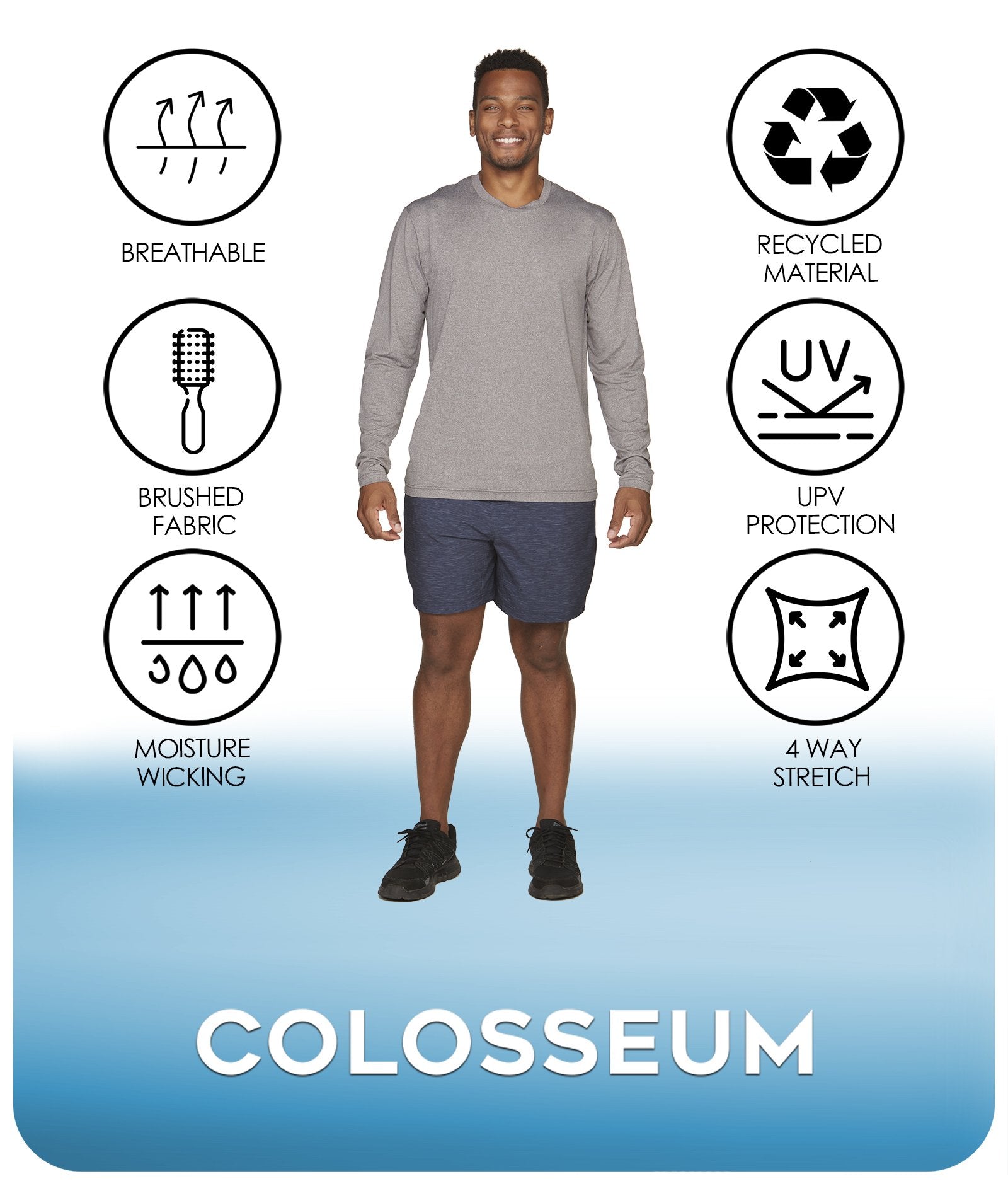 Men's Pavement Zen Recycled Long Sleeve Tee Features