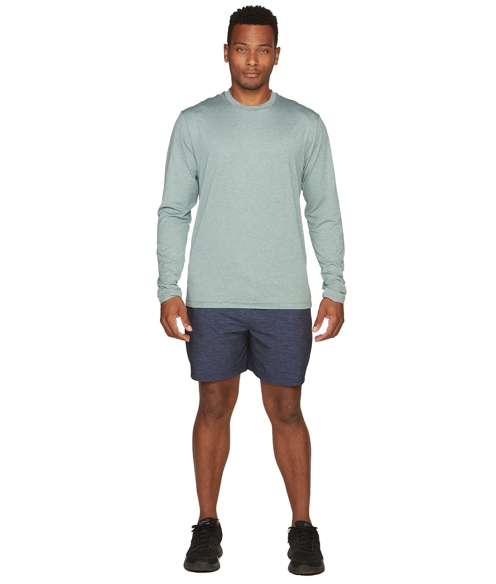 Men's Spruce Shade Zen Recycled Long Sleeve Tee