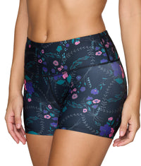 Women's Flowers and Vines Ablaze Recycled Three Inch Bike Short