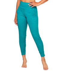 Women's Bright Teal Aflame Recycled Jogger Pant
