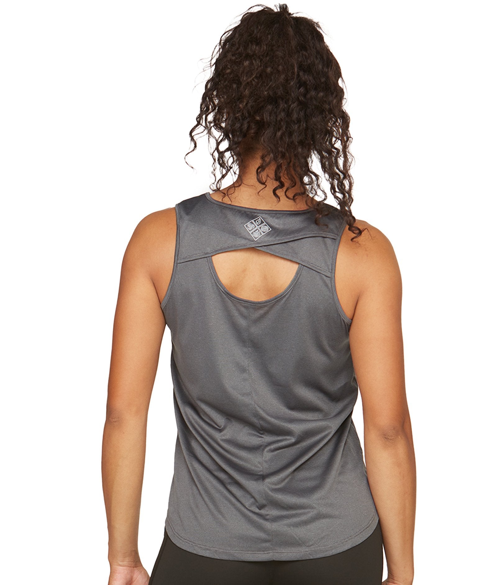 Women's Black Afloat Recycled Muscle Tank