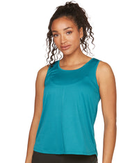 Women's Bright Teal Afloat Recycled Muscle Tank
