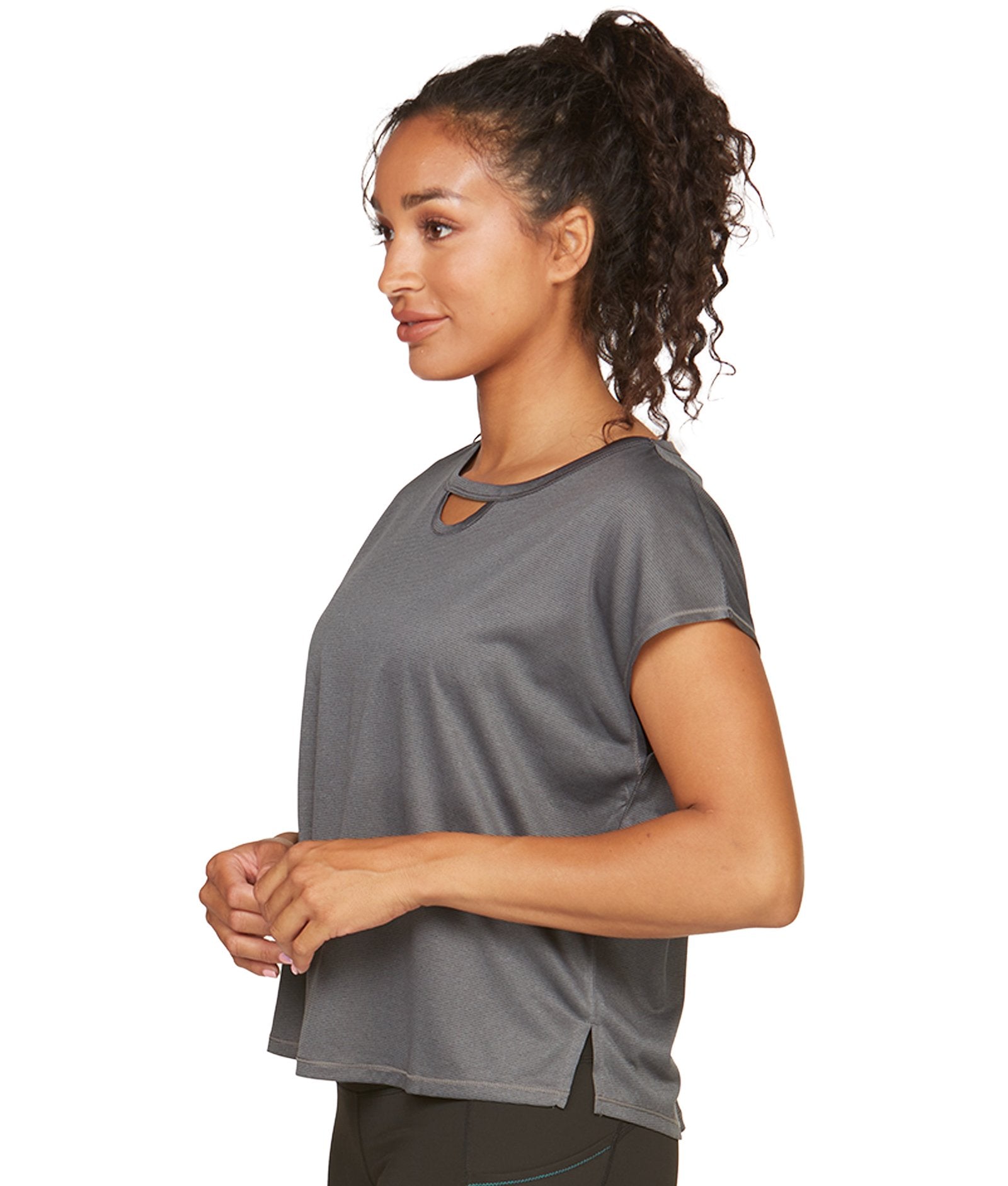 Women's Black Afloat Recycled Tee
