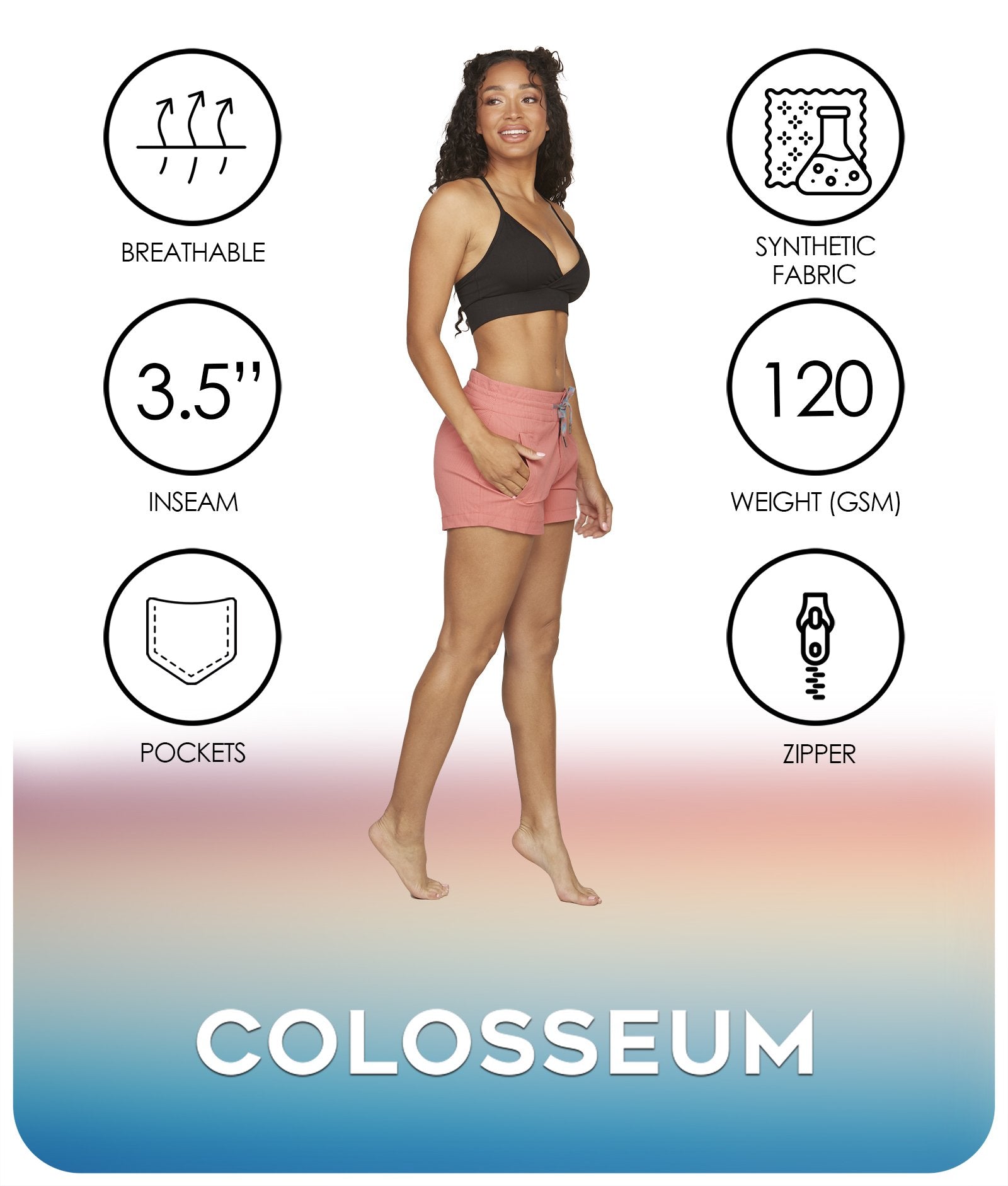 Women's Alani Woven Hiking Short – Colosseum Athletics